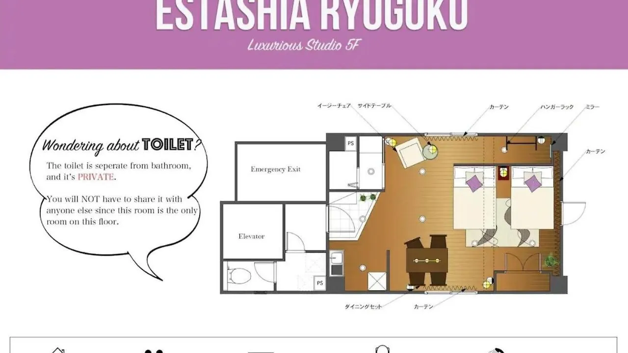 Apartment Hotel Estasia Ryogoku - Vacation Stay 98929V Tokyo
